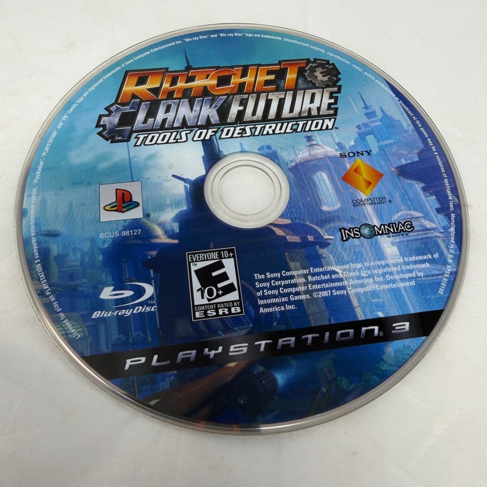 Ratchet and Clank Future Tools of Destruction Sony PlayStation 3 PS3 BCUS-98127